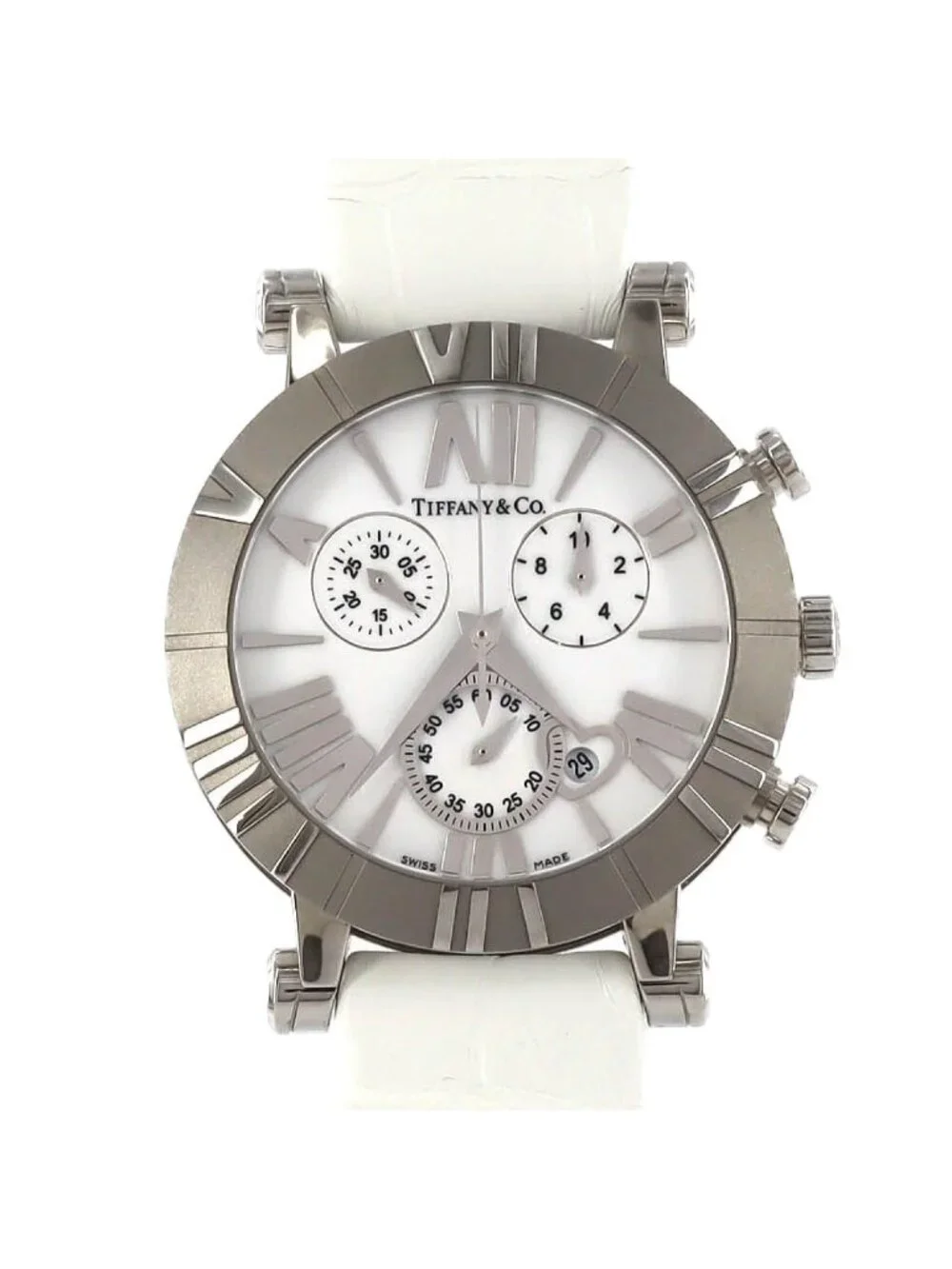 Tiffany & Co Atlas Chronograph SS Quartz Watch